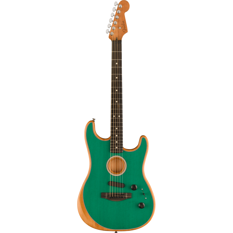 Fender Limited Edition American Acoustasonic Stratocaster EB Aqua Teal