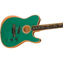 Fender DE American Acoustasonic Telecaster Channel-Bound Neck EB Aqua Teal