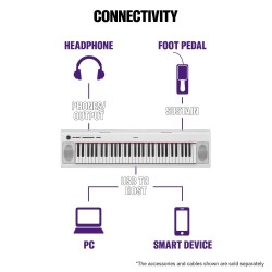 YAMAHA NP-12WH Piaggero White