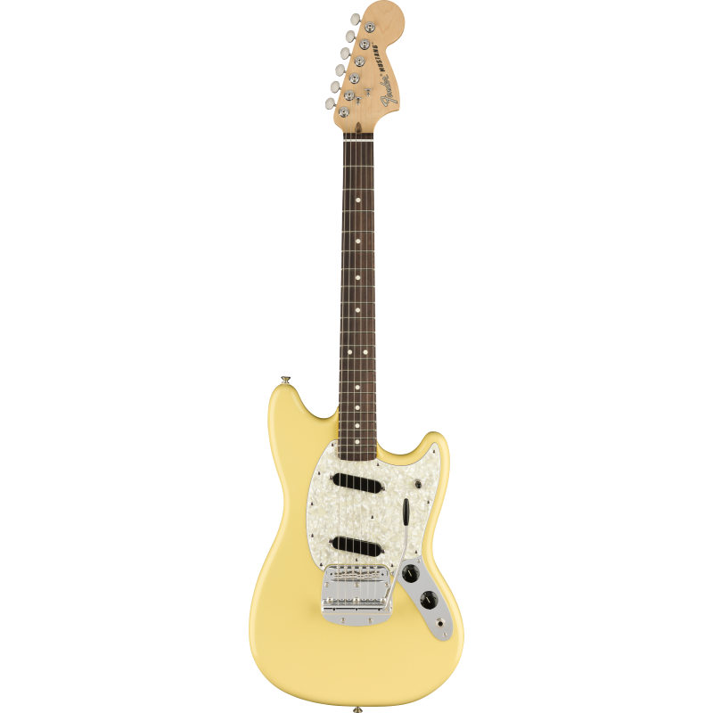 Fender American Performer Mustang RW Vintage White