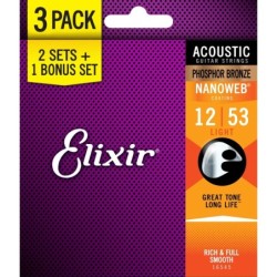 Elixir Strings 3x2 Pack 16545