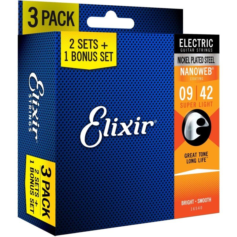 Elixir Strings 3x2 Pack 16540