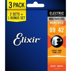 Elixir Strings 3x2 Pack 16540