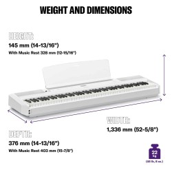 YAMAHA P515WH White