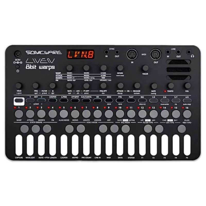 SONICWARE Liven 8bit Warps