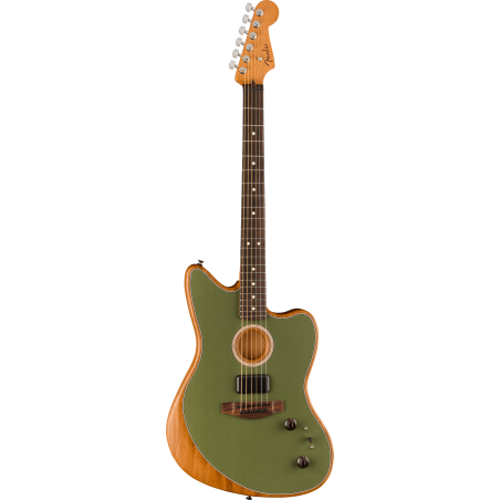 Fender Acoustasonic Player Jazzmaster RW Antique Olive