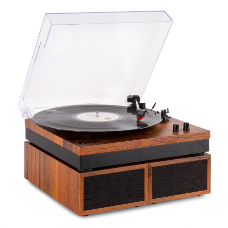 Fenton RP165 Record Player Set Wood