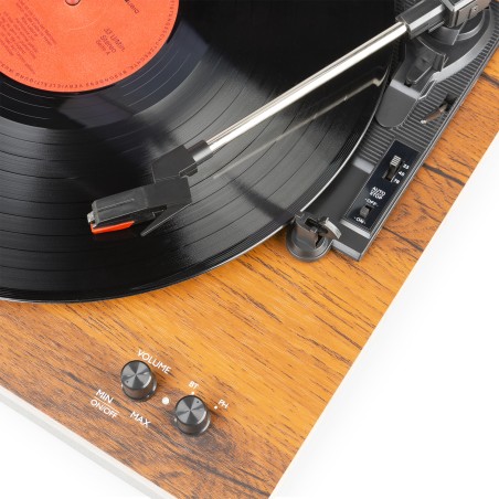 Fenton RP165 Record Player Set Wood