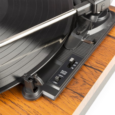 Fenton RP165 Record Player Set Wood