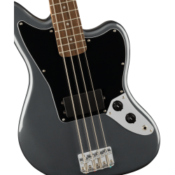 Squier Affinity Series Jaguar Bass H LRL Charcoal Frost Metallic