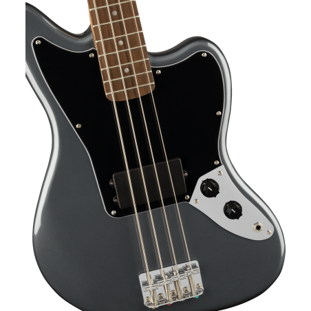 Squier Affinity Series Jaguar Bass H LRL Charcoal Frost Metallic