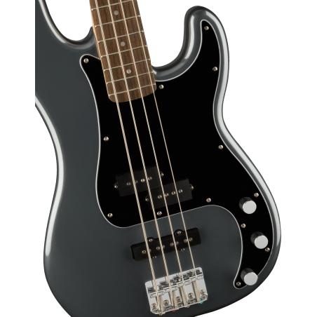Squier Affinity Series Precision Bass PJ LRL Charcoal Frost Metallic