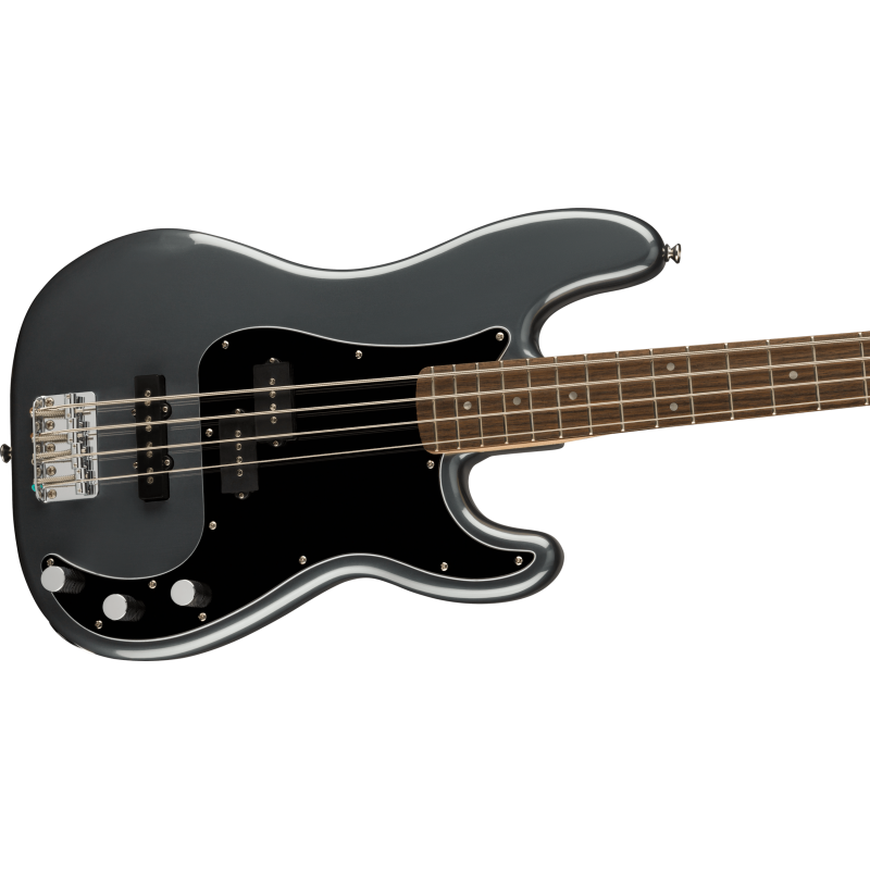 Squier Affinity Series Precision Bass PJ LRL Charcoal Frost Metallic