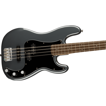 Squier Affinity Series Precision Bass PJ LRL Charcoal Frost Metallic