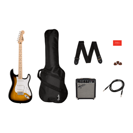 Squier Sonic Stratocaster Pack MN 2-Color Sunburst