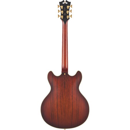 D'angelico Deluxe DC Satin Brown Burst