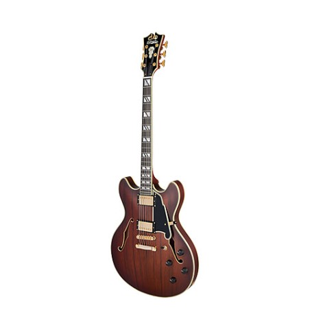 D'angelico Deluxe DC Satin Brown Burst