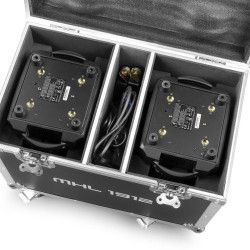 Beamz MHL1912 2pz con flightcase