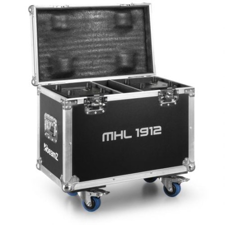 Beamz MHL1912 2pz con flightcase