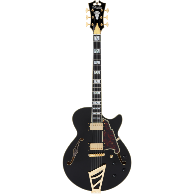 D'Angelico Excel SS Solid Black