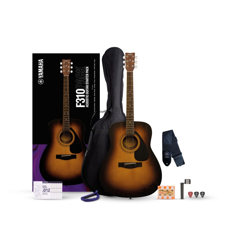 YAMAHA F310PII Pack Tobacco Brown Sunburst