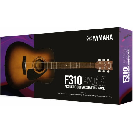 YAMAHA F310PII Pack Tobacco Brown Sunburst