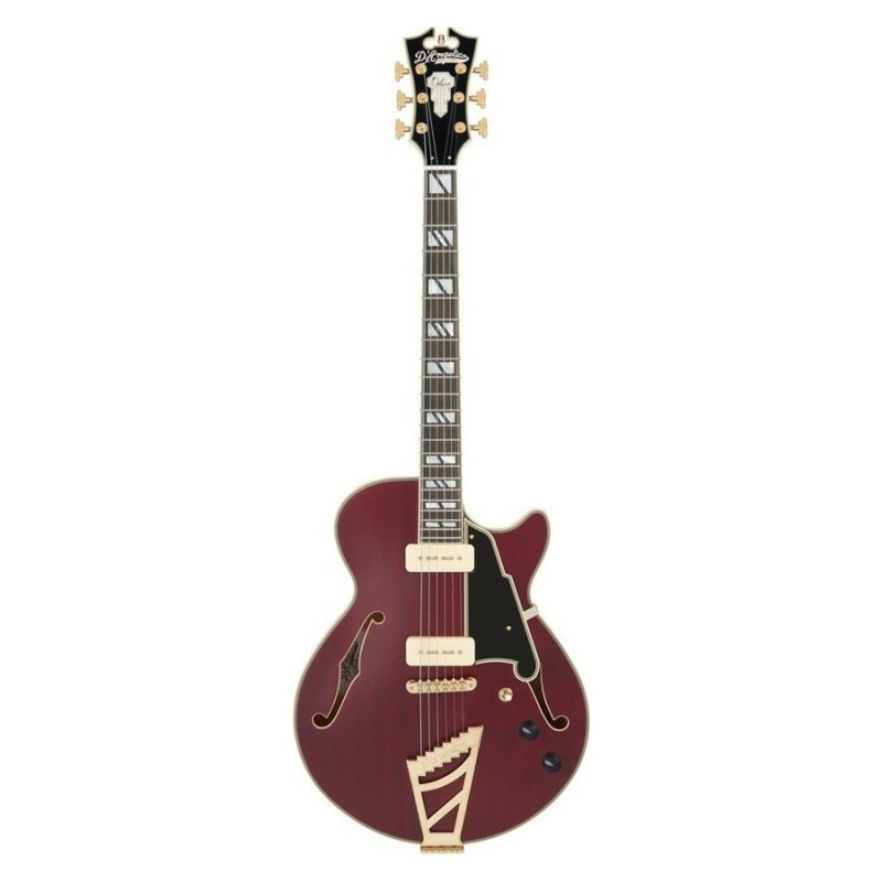 D'Angelico Deluxe SS Satin Trans Wine