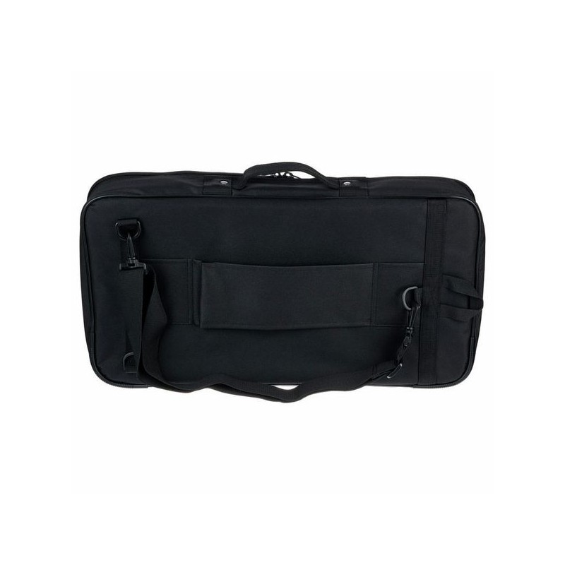 Borsa Imbottita Per Tastiera Con Tasca E Tracolla Regolabile, Poliestere Antistrappo 10mm Di Imbottitura