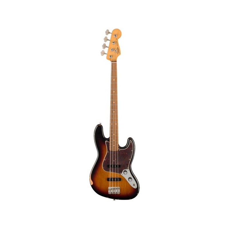 Fender 60th Anniversary Road Worn Jazz Bass Pau Ferro 3-Color Sunburst