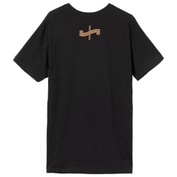 Gibson Banner Logo Tee Black Large