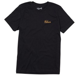 Gibson Banner Logo Tee Black Large