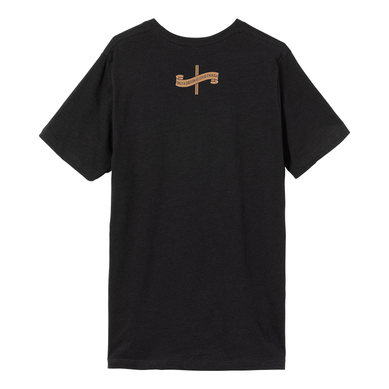 Gibson Banner Logo Tee Black Extra Large