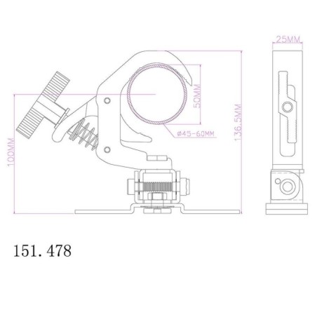 Beamz BC50B-75M