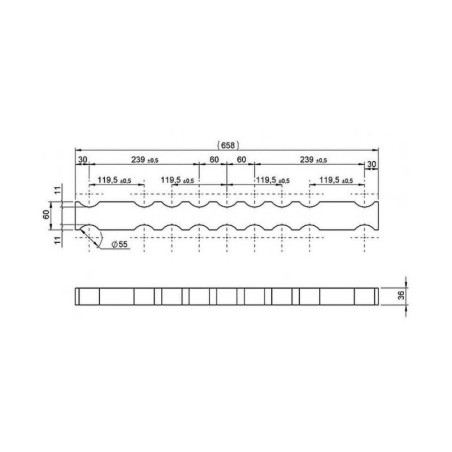 Beamz Transport Middle Stack 290 set 4 pezzi