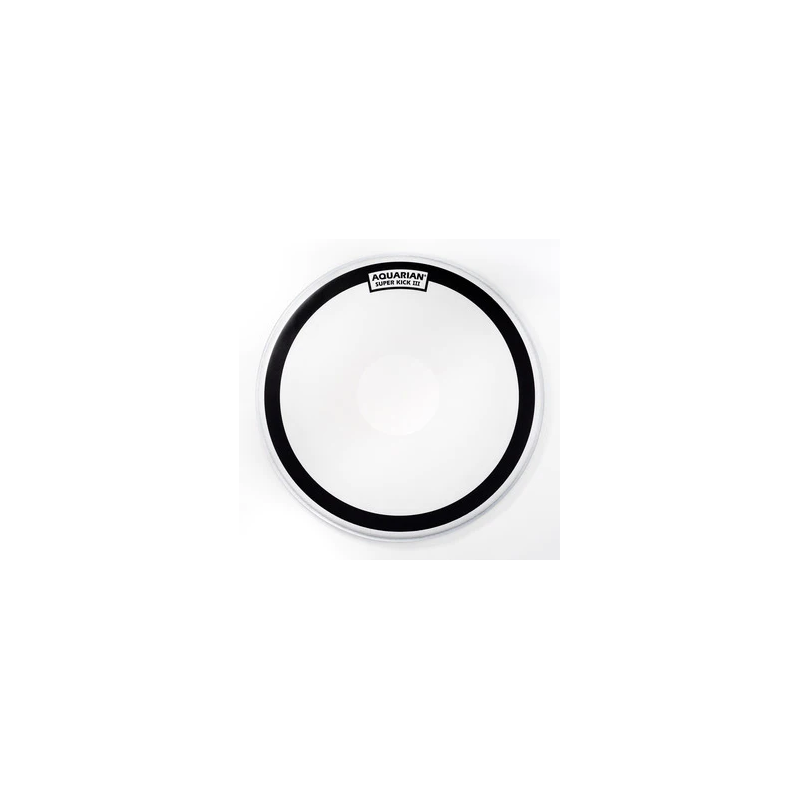 Aquarian Super Kick III Texture Coated White 22"