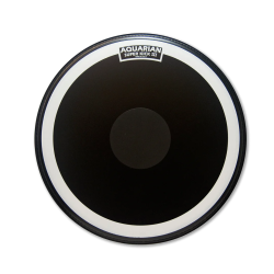 Aquarian Super Kick III Texture Coated Black 22"