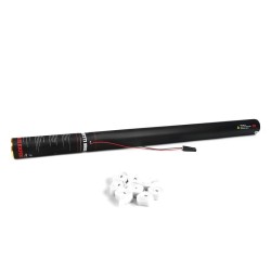 THE CONFETTI MAKER Electric cannon 80 cm streamer White (20 PZ)