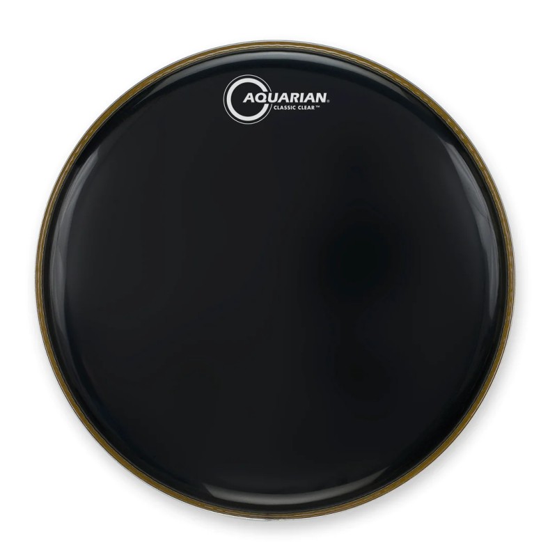 Aquarian Classic Clear Resonant Gloss Black 8"