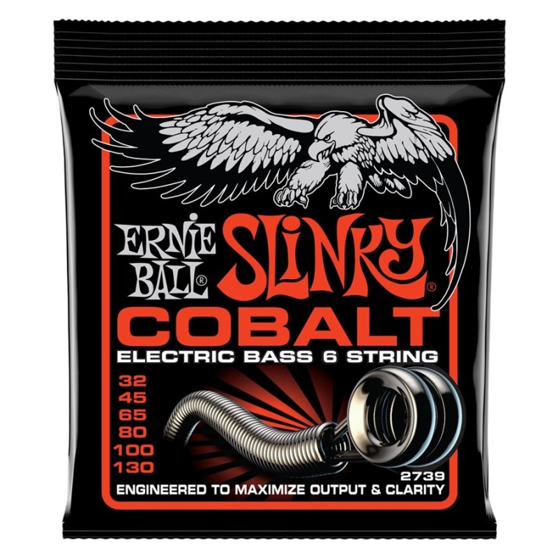 Ernie Ball 2739 Slinky Cobalt 6 Bass STR 32-130