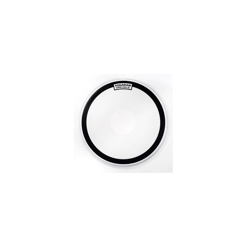 Aquarian Super Kick III Texture Coated White 20"