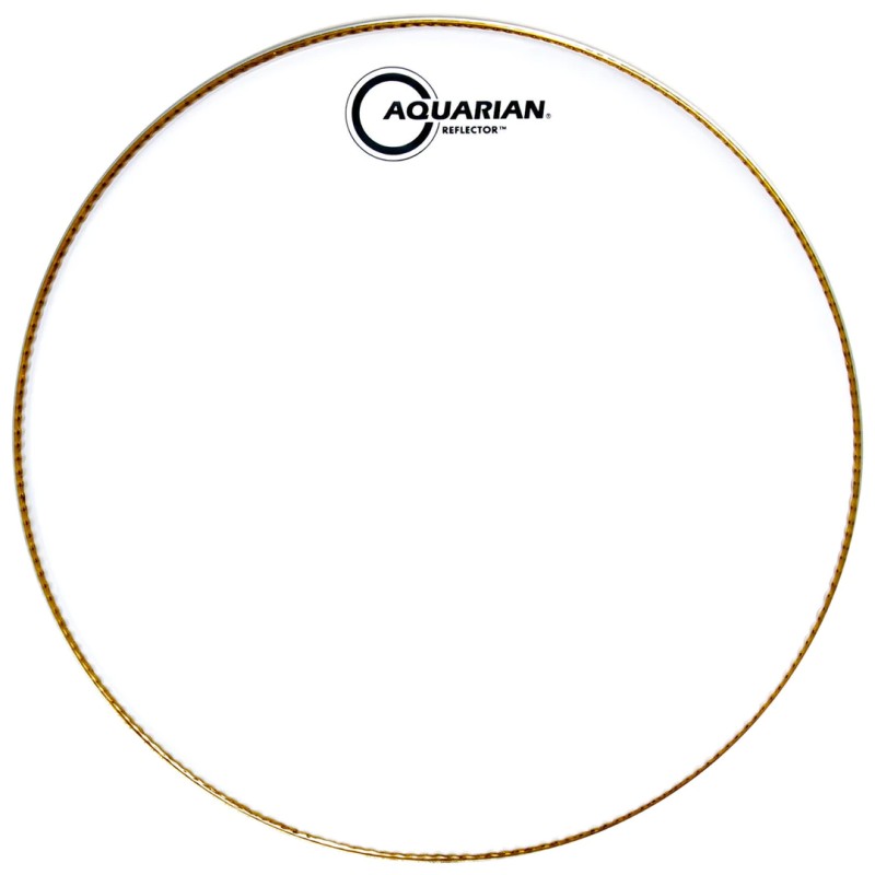 Aquarian Reflector Ice White Super Kick 18"