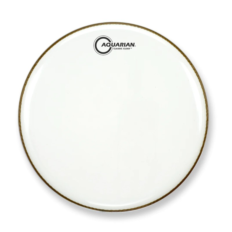 Aquarian Classic Clear Resonant Gloss White 16"