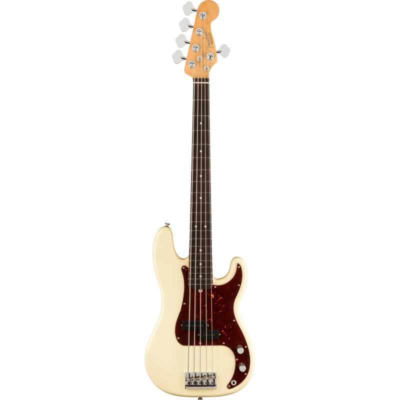 Fender American Professional II Precision Bass V RW Olympic White
