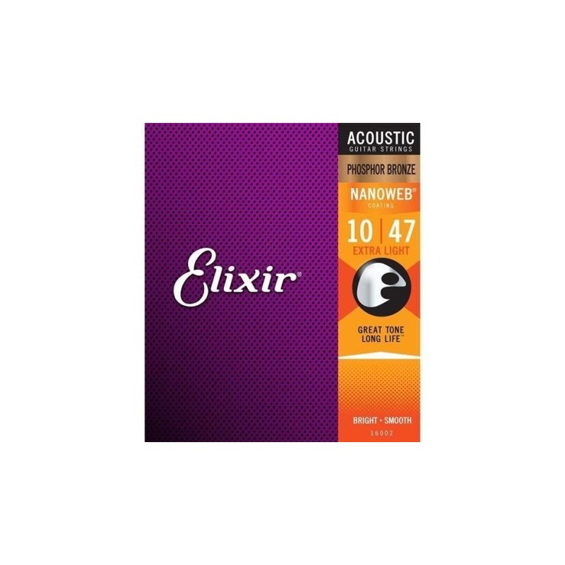 Elixir 16005 10-47 Extra Light Nanoweb 25 Bulk