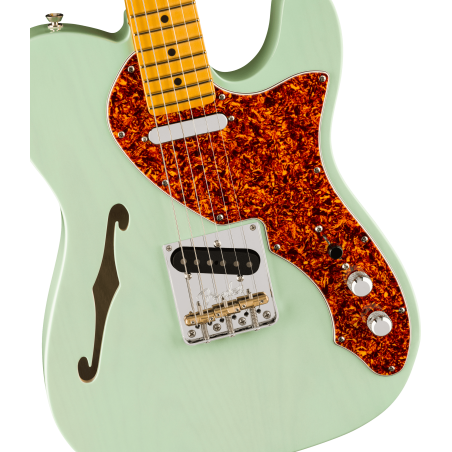 Fender American Professional II Telecaster Thinline MN Transparent Surf Green