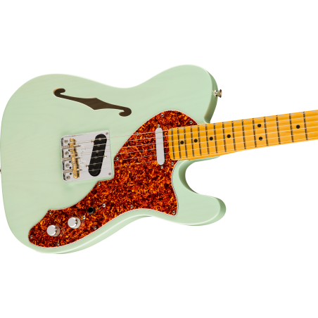 Fender American Professional II Telecaster Thinline MN Transparent Surf Green