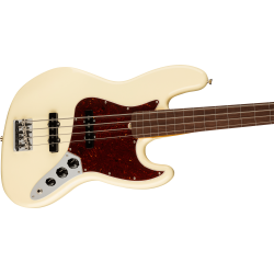 Fender American Professional II Jazz Bass Fretless RW Olympic White