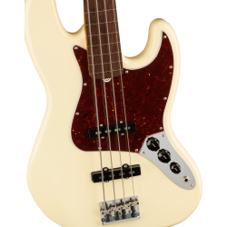 Fender American Professional II Jazz Bass Fretless RW Olympic White