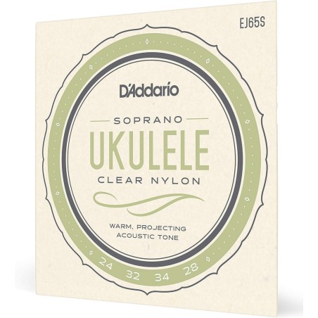 D'Addario J65S Soprano Ukulele