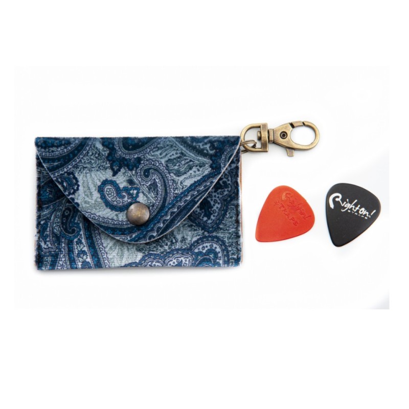 RightOn Straps Pick Pounch Paisley Blue